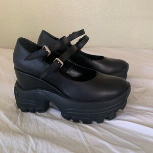 Miu Miu wedge Mary Janes
